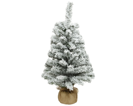 MINI ARBRE IMPERIAL ENNEIGE - VERT/BLANC - dia35.00-H60.00cm