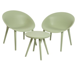 [4-840686] ***MARBELLA SET PP LIGHT GREEN L67.00-W74.50-H78.50cm