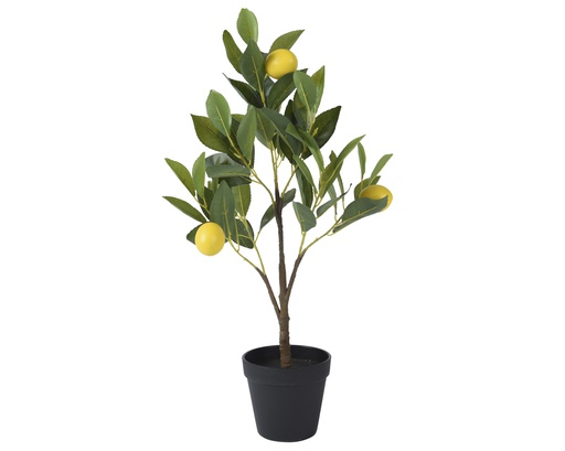 ***PLANT POLYESTER YELLOW/COLOUR(S) dia24.00-H60.00cm