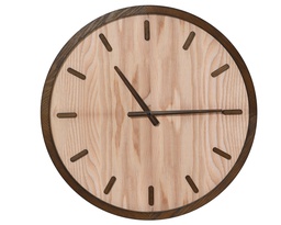 [4-811294] ***CLOCK MDF TERRA BROWN dia50.00-L3.50cm