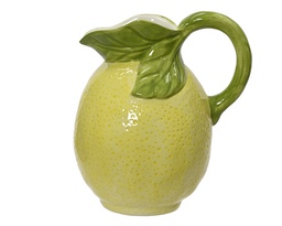 [4-832709] ***VASE STONEWARE YELLOW/COLOUR(S) L12.60-W16.20-H18.50cm