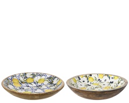 [4-832779] ***DECO BOWL MANGOWOOD MULTI dia30.00-H6.50cm