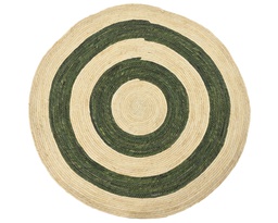 [4-839991] ***RUG CORNLEAF NATURAL dia80.00-H1.00cm