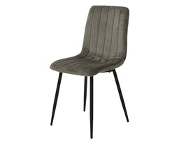 [4-842310] ***CHAIR POLYESTER BROWN/GREY L53.50-W43.00-H90.00cm