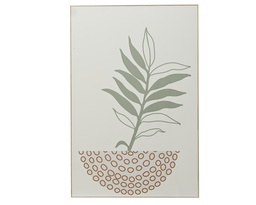 [4-879454] ***PAINTING MDF GREEN L90.00-W60.00-H2.50cm