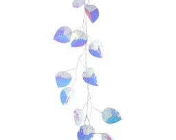 [4-518977] GUIRLANDE - FEUILLES NACREES/IRIS - L0.50-W11.00-H130.00cm