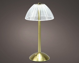 [4-488369] ***LED TABLE LIGHT BO INDOOR GOLD/WARM WHITE dia13.00-H30.00cm-20L