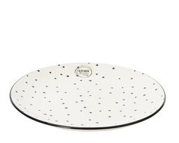 [4-604049] ***BREAKFAST PLATE PORCELAIN 0 dia18.80-H2.00cm