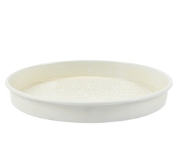 [4-558695] BANDEJA METAL ESMALTADO Y CON RELIEVE - dia22.00-H3.00cm