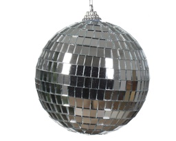 [4-029649] ***BAUBLES FOAM SILVER dia10.00cm