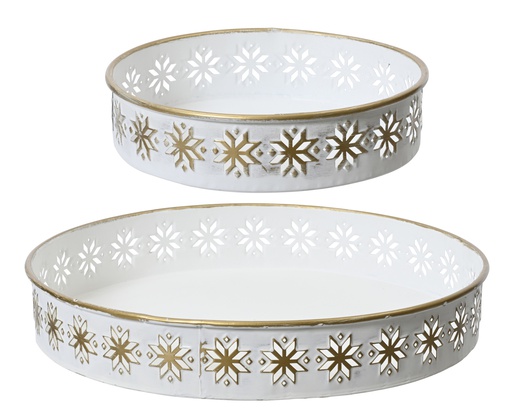 ***TRAY IRON WHITE/GOLD -cm  -cm