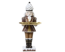 [4-531272] ***NUTCRACKER POLYRESIN 0 L18.00-W16.00-H38.00cm