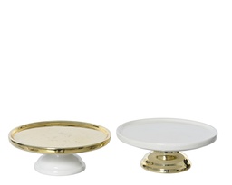 [4-604028] ***CAKE STAND DOLOMITE 0 dia22.00-H11.50cm