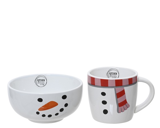 SET DE DESAYUNO - TAZA Y BOL - L15.50-W14.00-H15.00cm