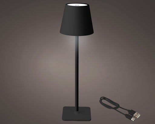 LAMPE LED DE CHEVET - AVEC BATTERIE - 0 dia11.00-H37.00cm-56L