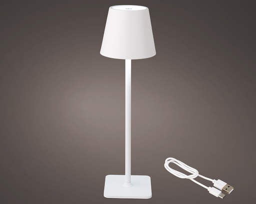 LAMPARA MESA LED - BATERIAS - INTERIOR - dia11.00-H37.00cm-56L