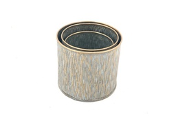 [DHG-383839913753] ***S/3 METAL ROUND POT