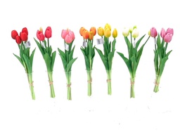 [DHG-383839900256] ***41CM TULIP BUNDLE X 5