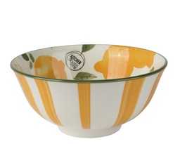 [4-833236] ***BOWL PORCELAIN WHITE/COLOUR(S) dia15.50-H7.20cm