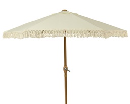 [4-806389] PARASOL POLI EXTERIOR - CREMA - dia220.00-H222.00cm