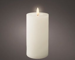 [4-486769] ***LED WICK CANDLE BO INDOOR WHITE/WARM WHITE dia7.00-H15.00cm-1L