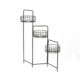 [4-847795] IRON PLANTER RACK