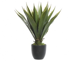 [4-800796] AGAVE EN MACETA - 40X45CM - MUY REAL Y DECORATIVO- IDEAL PARA PATIO Y TERRAZA