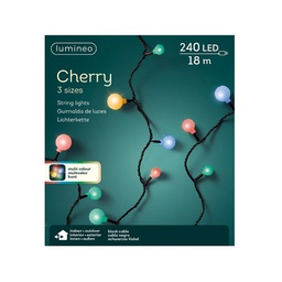 [4-494660] GUIRNALDA CHERRY 3MED 1800CM-240LED/MULTI/EXT