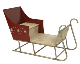 [4-380019] IRON SLEIGH L109-W50-H65CM