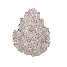 [4-515144] PU LTHR PLACEMAT LEAF L46-W35-H0.20CM