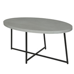 [4-841077] HOLLYWOOD TABLE SANDSTONE L88-W48-H41CM