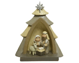 [4-590049] NATIVITY POLY L13-W5-H15.50CM