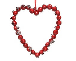 [4-620246] HEART FOAM BERRIES L2.50-W22-H22CM