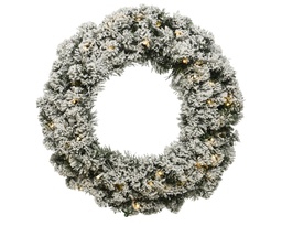 [4-680475] IMPERIAL WREATH SNOWY BO PRELIT DIA50-H8CM-40L