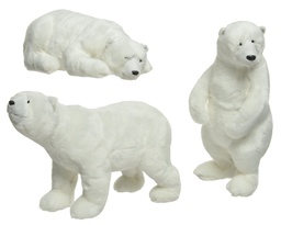 [4-580031] POLAR BEAR PLASTIC L13-W15-H26CM