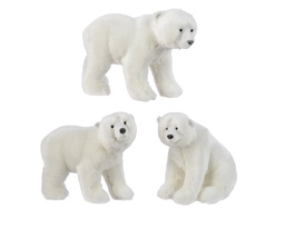 [4-580032] POLAR BEAR PLASTIC L14-W10-H16CM