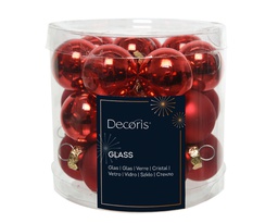 [4-010256] BAUBLES GLASS DIA2.50CM