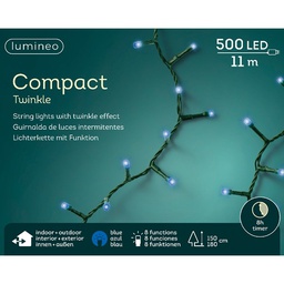 [4-495295] GUIRNALDA COMPACT 1100CM-500LED/AZUL/8H/8F