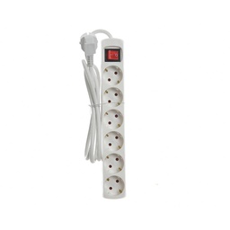 [4-790992] SOCKET 6WAY EU INDOOR L4.70-W33-H3.80CM