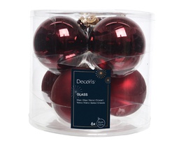 [4-140399] BOLA CRISTAL OXBLOOD dia8.00cm