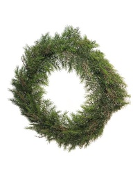 [12-88270-1] COURONNE DE SAPIN CHARM - 110CM - VERTE