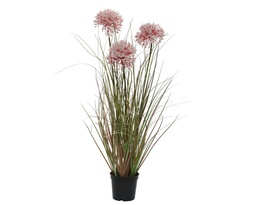 [4-804027] HERBE ARTIFICIELLE EN POT