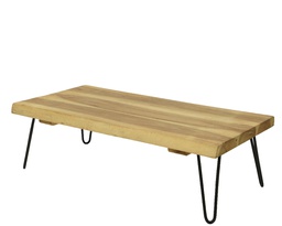 [4-826735] MESA DE CENTRO MADERA SUAR L55.00-W110.00-H33.00cm